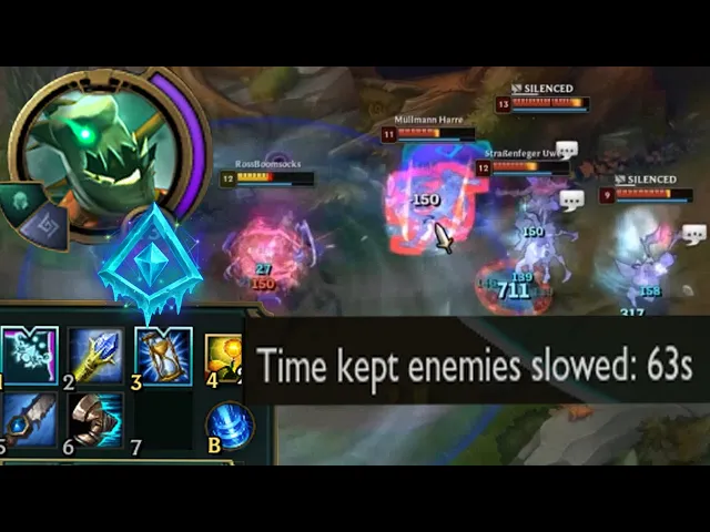 fiddlesticks but everything he does slows you so actually you wont be fiddling you will be very slow